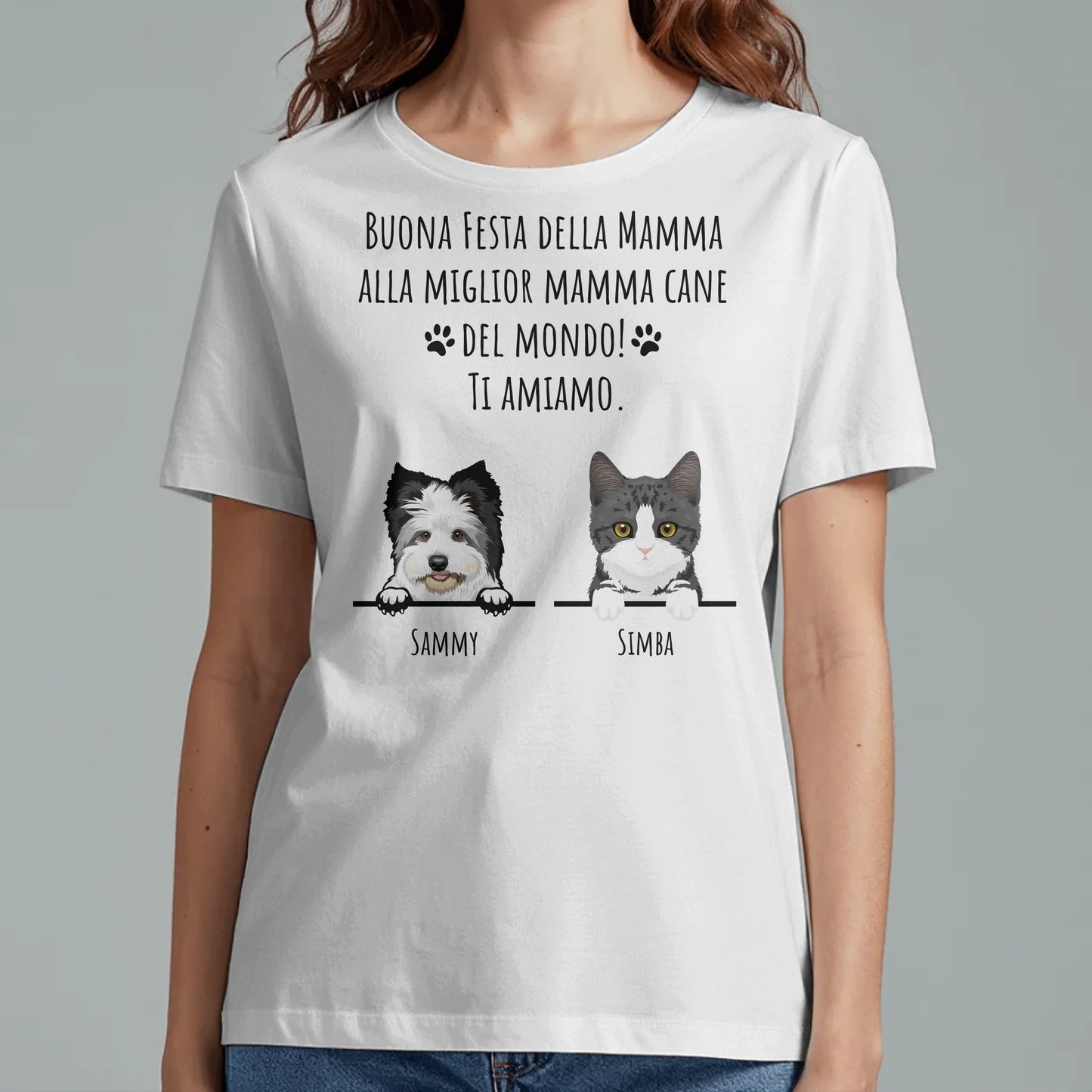 Buona Festa della Mamma - Maglietta personalizzata