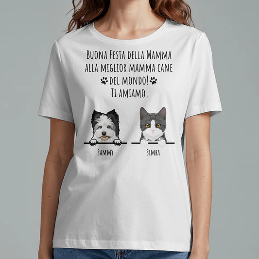 Buona Festa della Mamma - Maglietta personalizzata