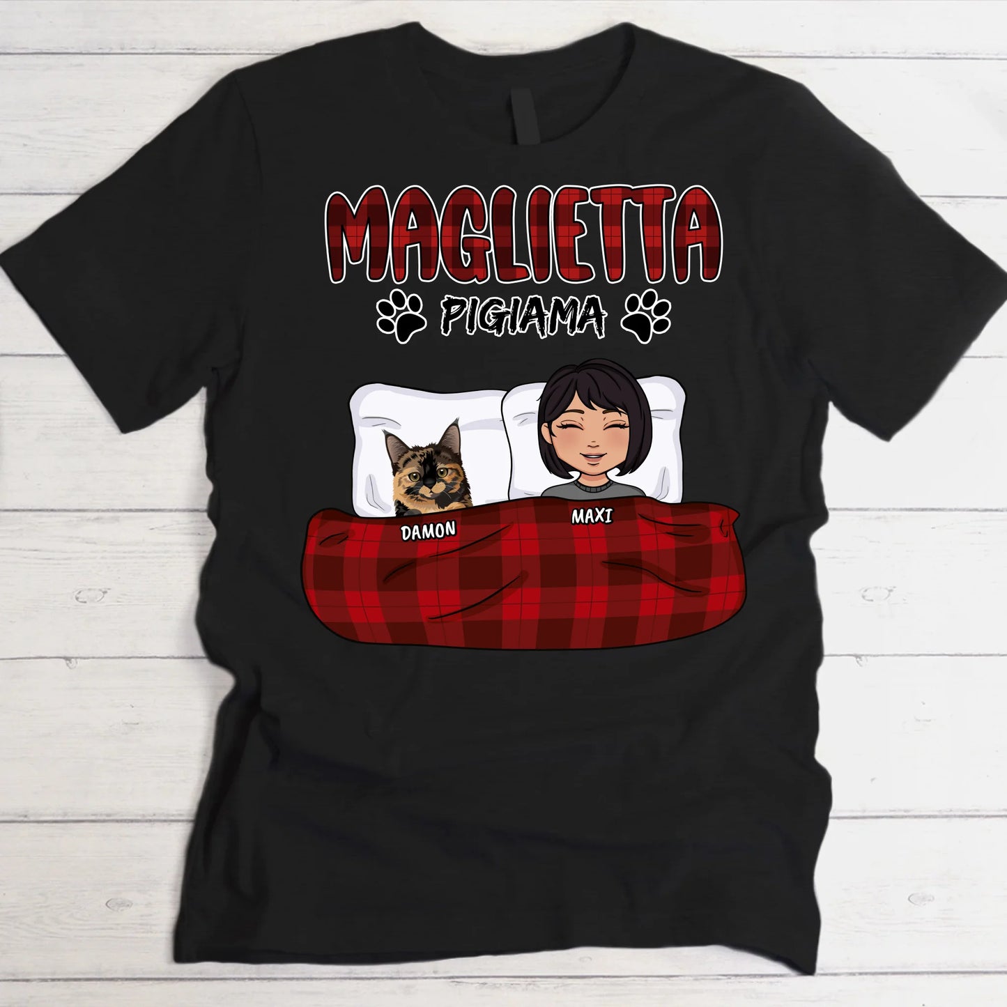 La mia maglietta da pigiama - Maglietta personalizzata