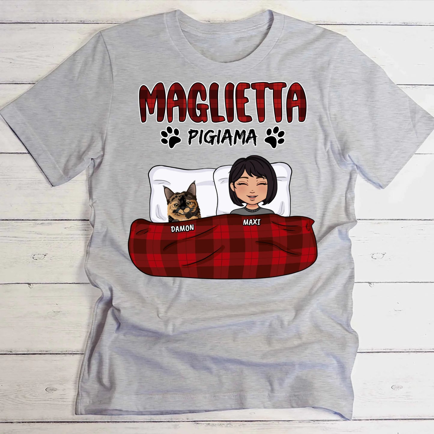 La mia maglietta da pigiama - Maglietta personalizzata