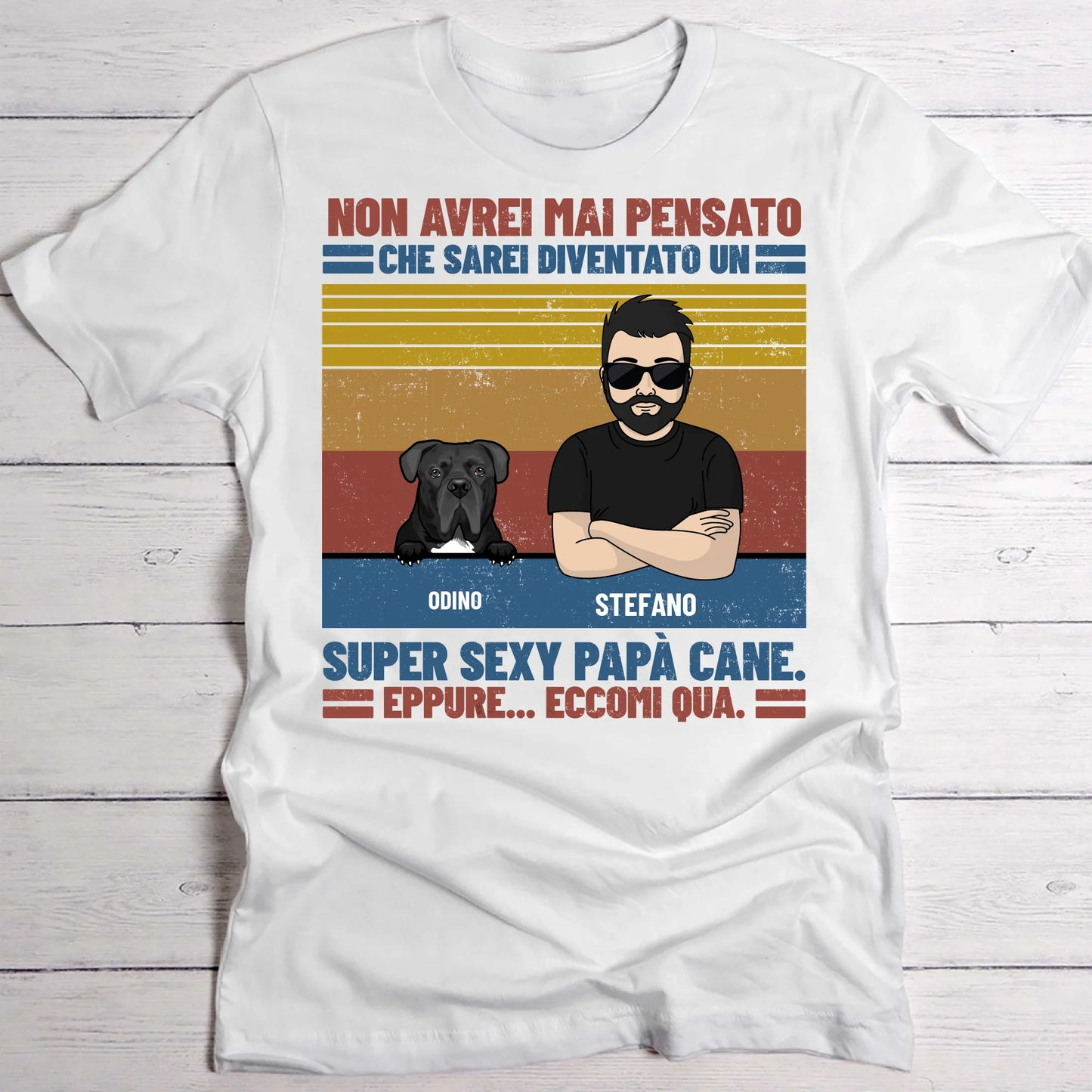 Top Pet Dad - Maglietta personalizzata