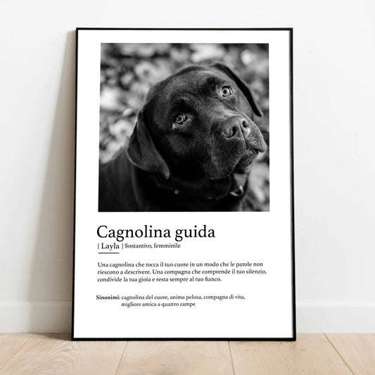 Definizione animale guida - Poster personalizzato