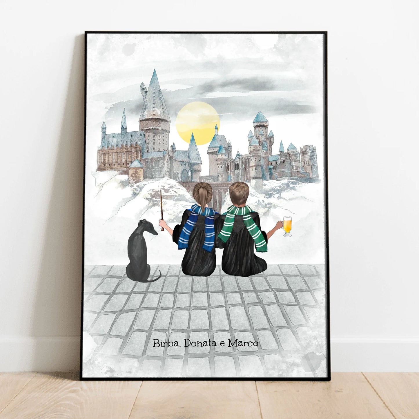 Studente di magia coppia - Poster personalizzato