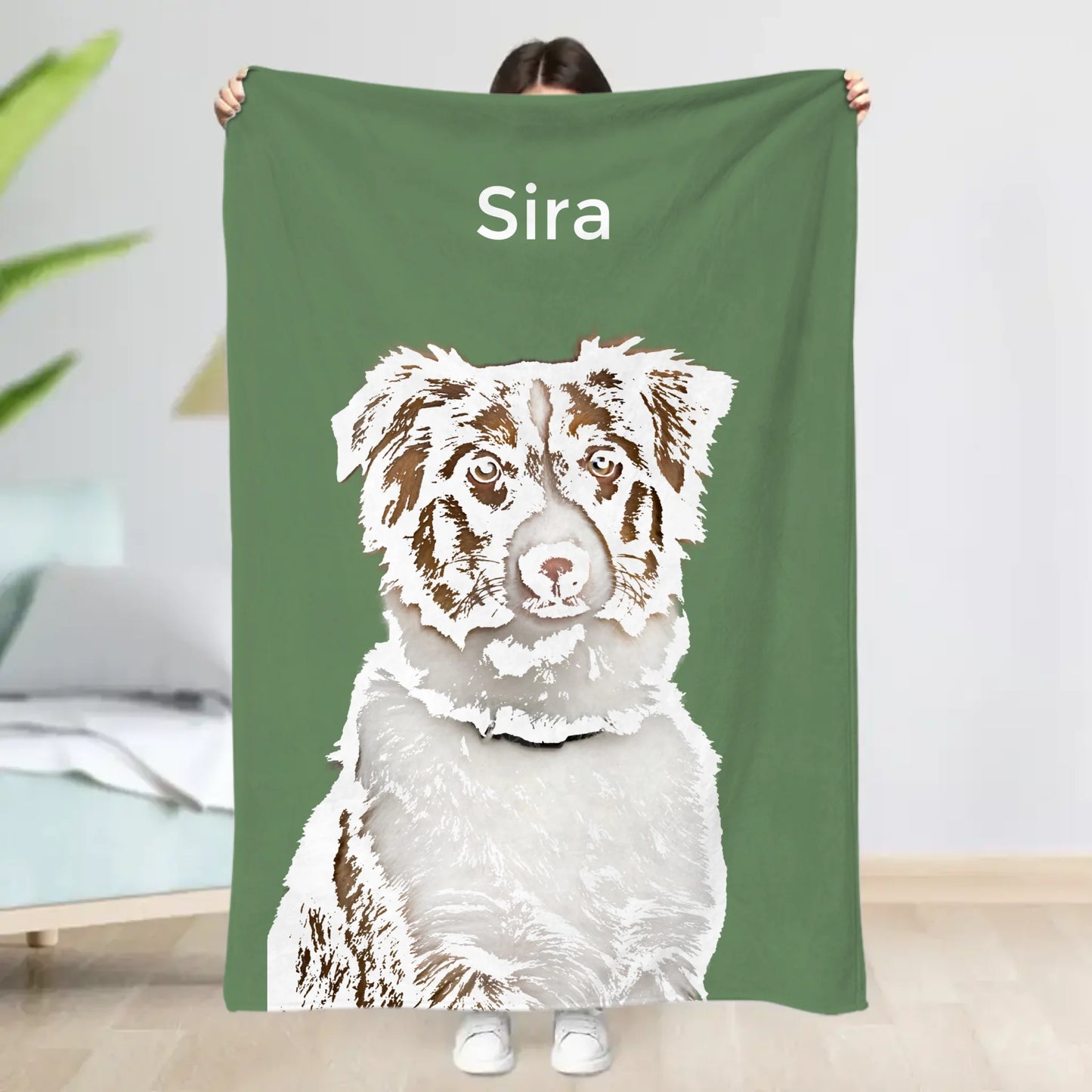 Ritratto animale domestico - Plaid personalizzato