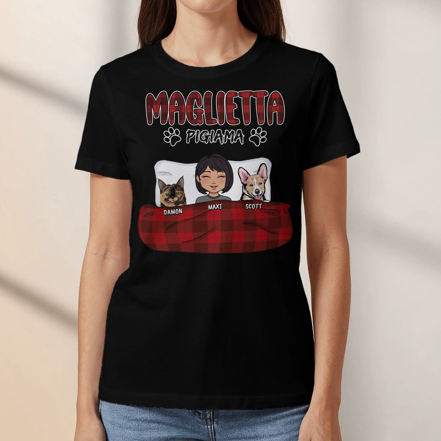 La mia maglietta da pigiama - Maglietta personalizzata