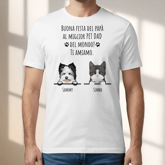 Buona festa del papà - Maglietta personalizzata