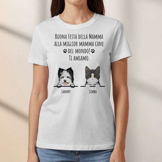 Buona Festa della Mamma - Maglietta personalizzata
