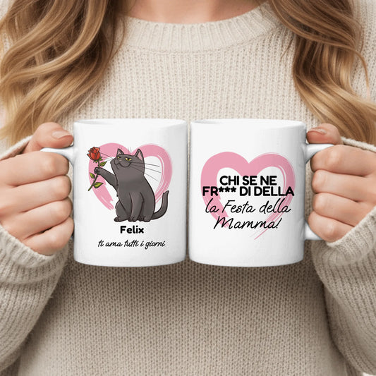 Il tuo gatto ti ama - Tazza personalizzata