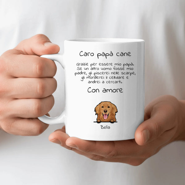 Tazza personalizzata per la festa del papà, tazza per la Tazza personalizzata per la festa del papà, tazza per la