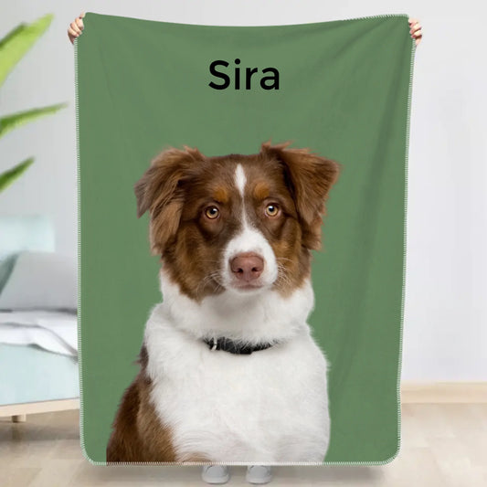 Ritratto animale domestico - Plaid personalizzato