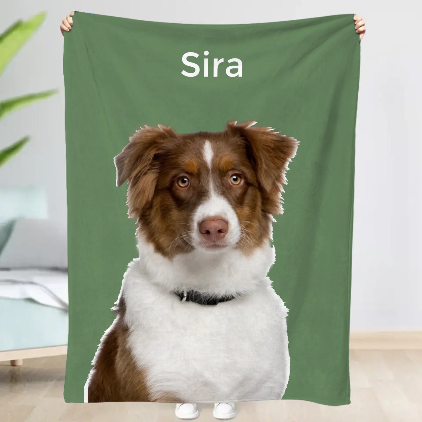 Ritratto animale domestico - Plaid personalizzato