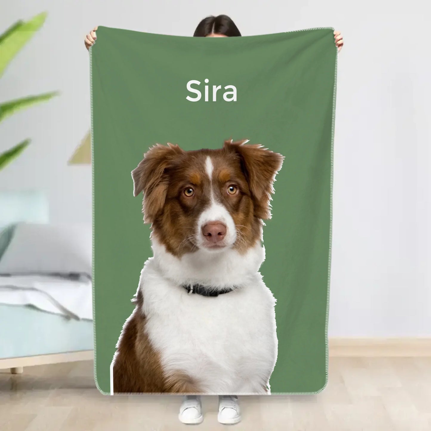 Ritratto animale domestico - Plaid personalizzato