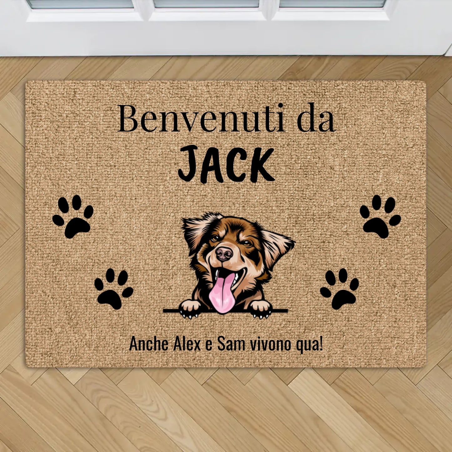 Benvenuti da – Zerbino personalizzato
