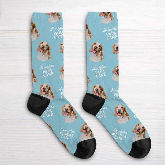 Il miglior papà cane - Calzini personalizzati