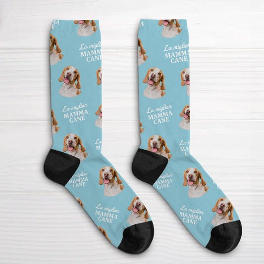 La miglior mamma cane - Calzini personalizzati