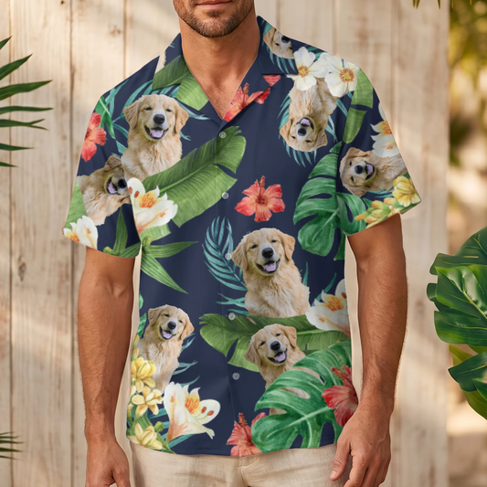 La tua foto - Camicia hawaiana personalizzata