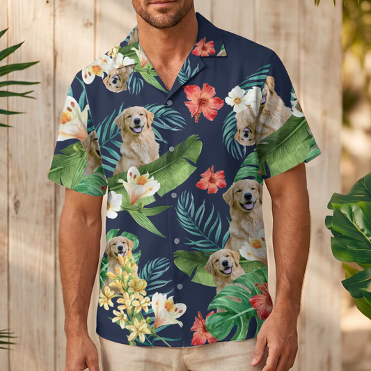 La tua foto - Camicia hawaiana personalizzata