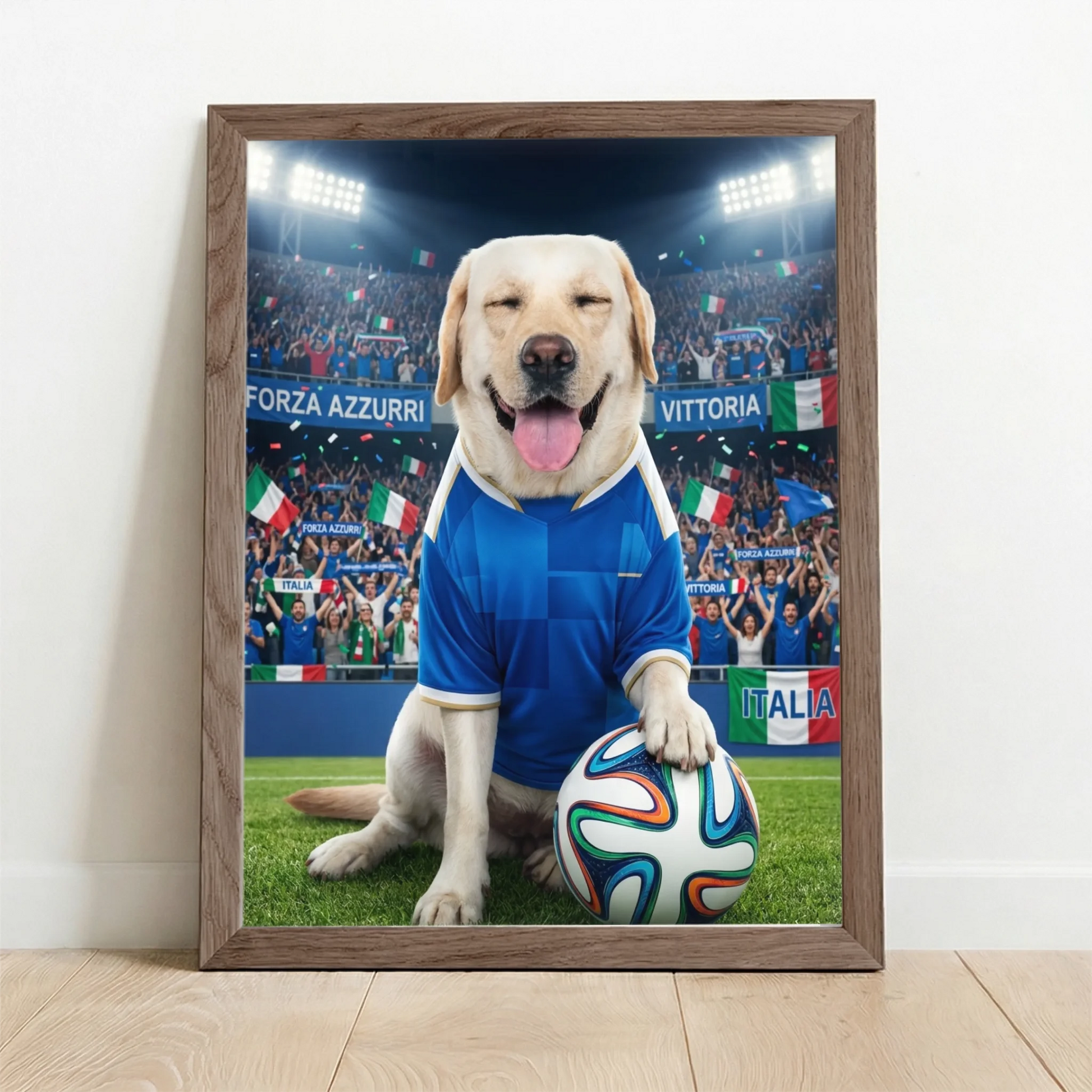 Framed Poster UK oak
