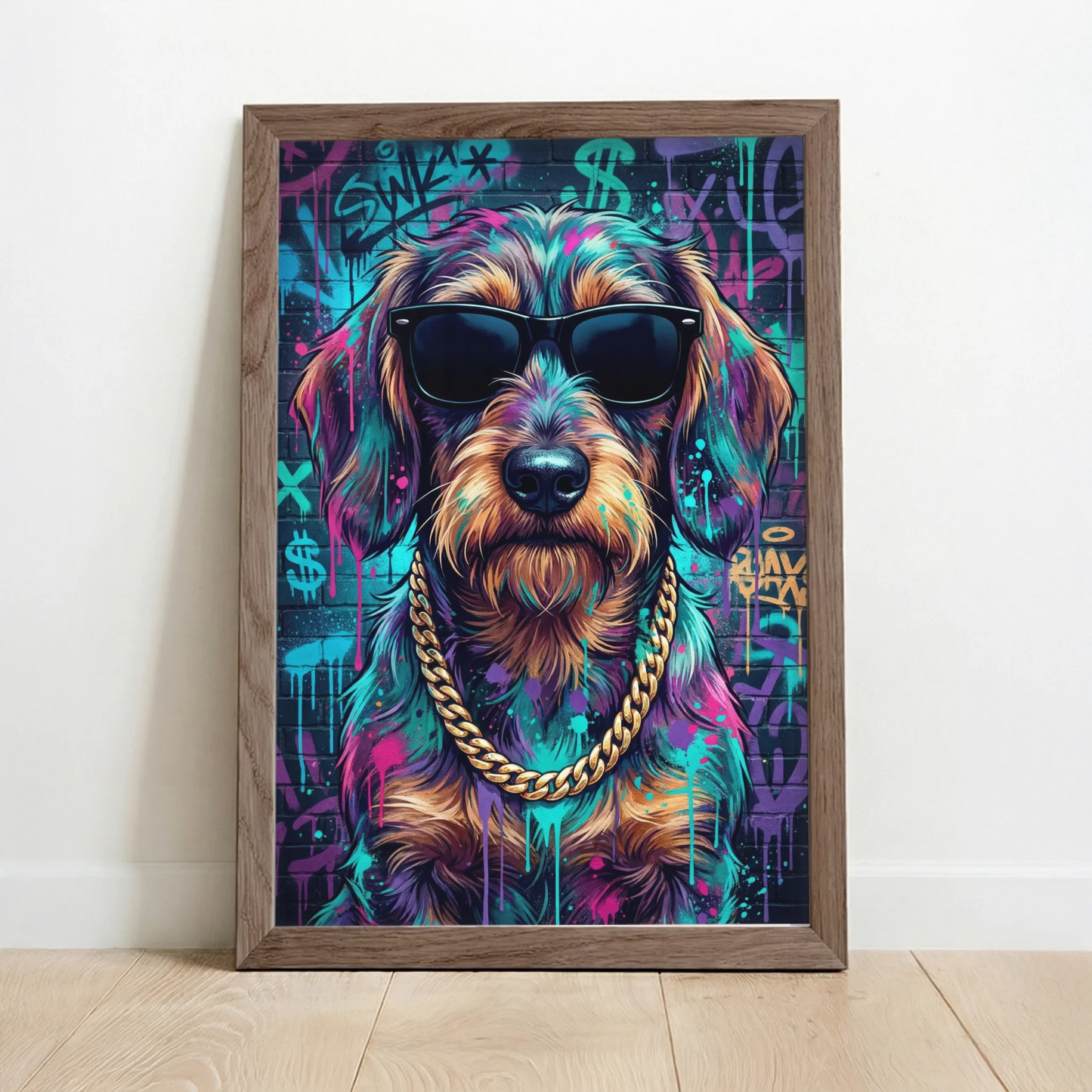 Framed Poster UK oak copy
