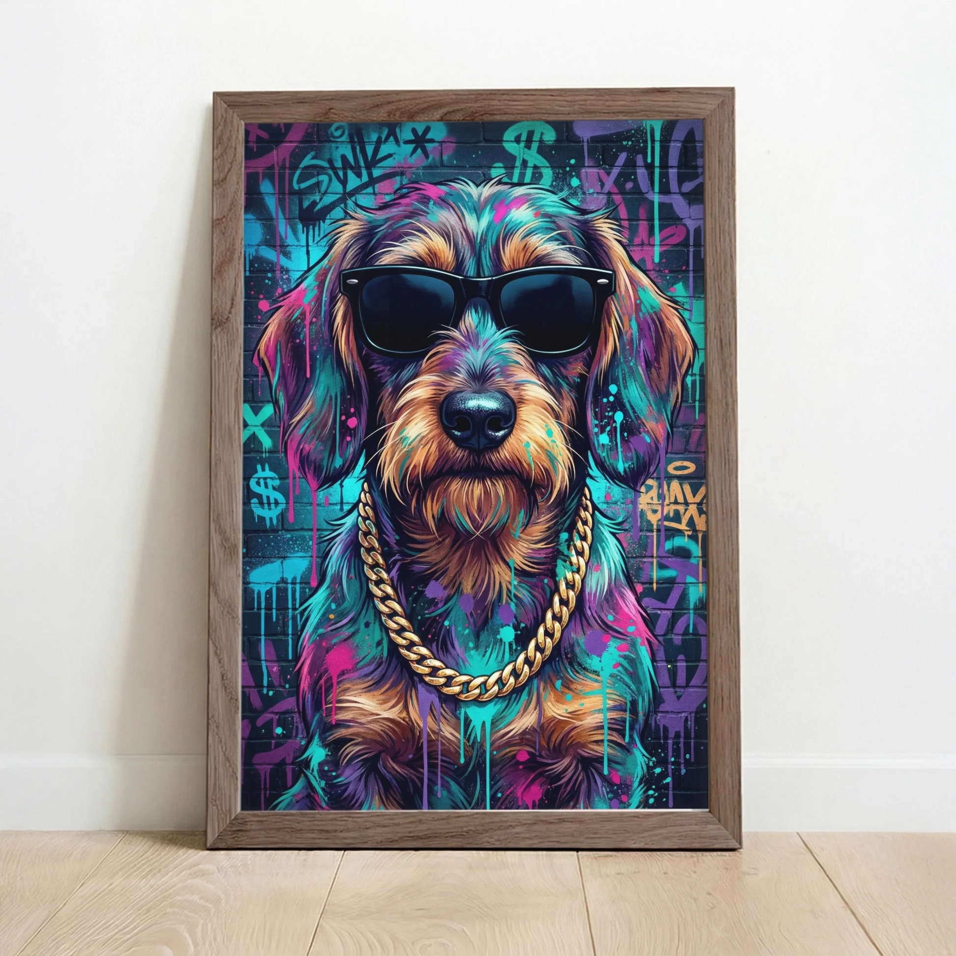 Framed Poster UK oak copy