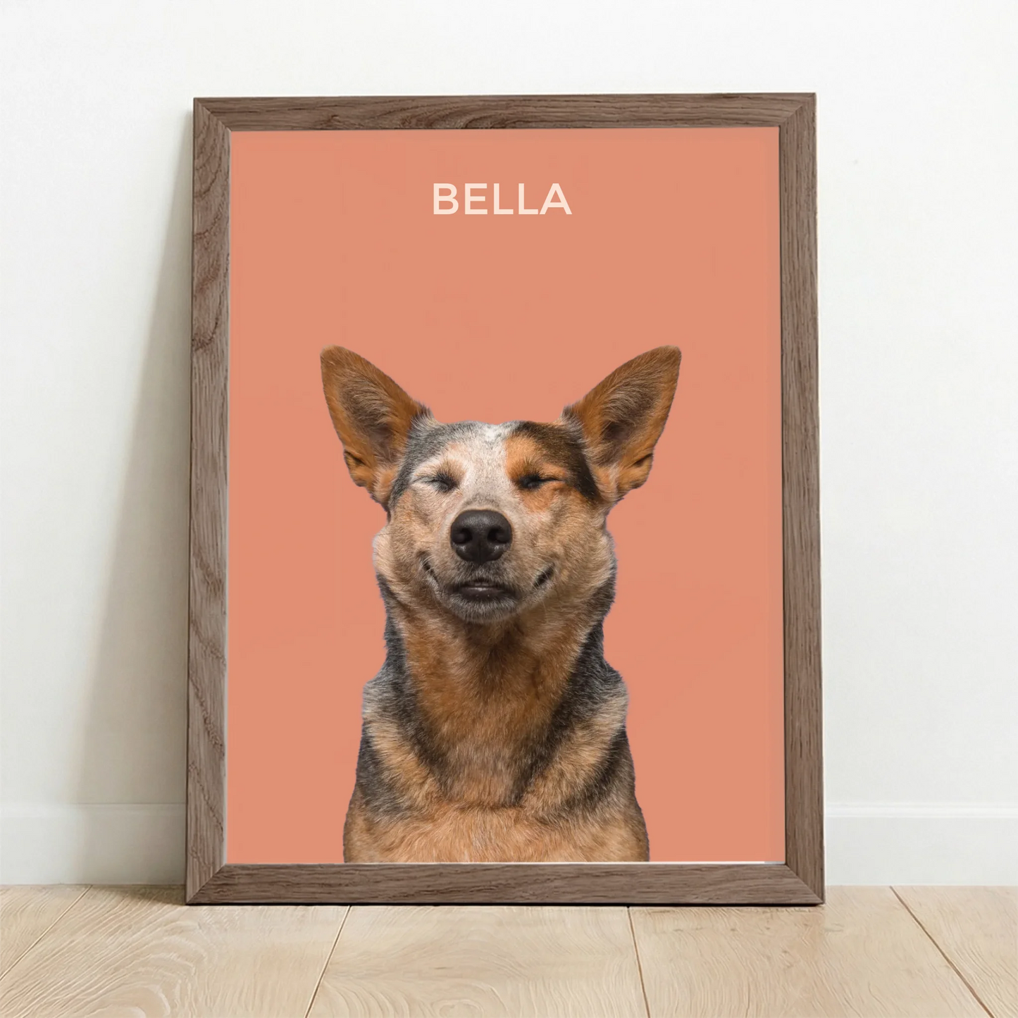 Framed Poster UK oak