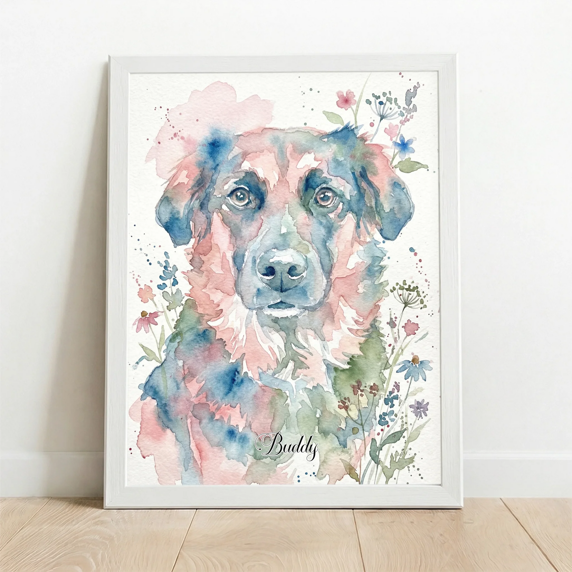 Framed Poster white