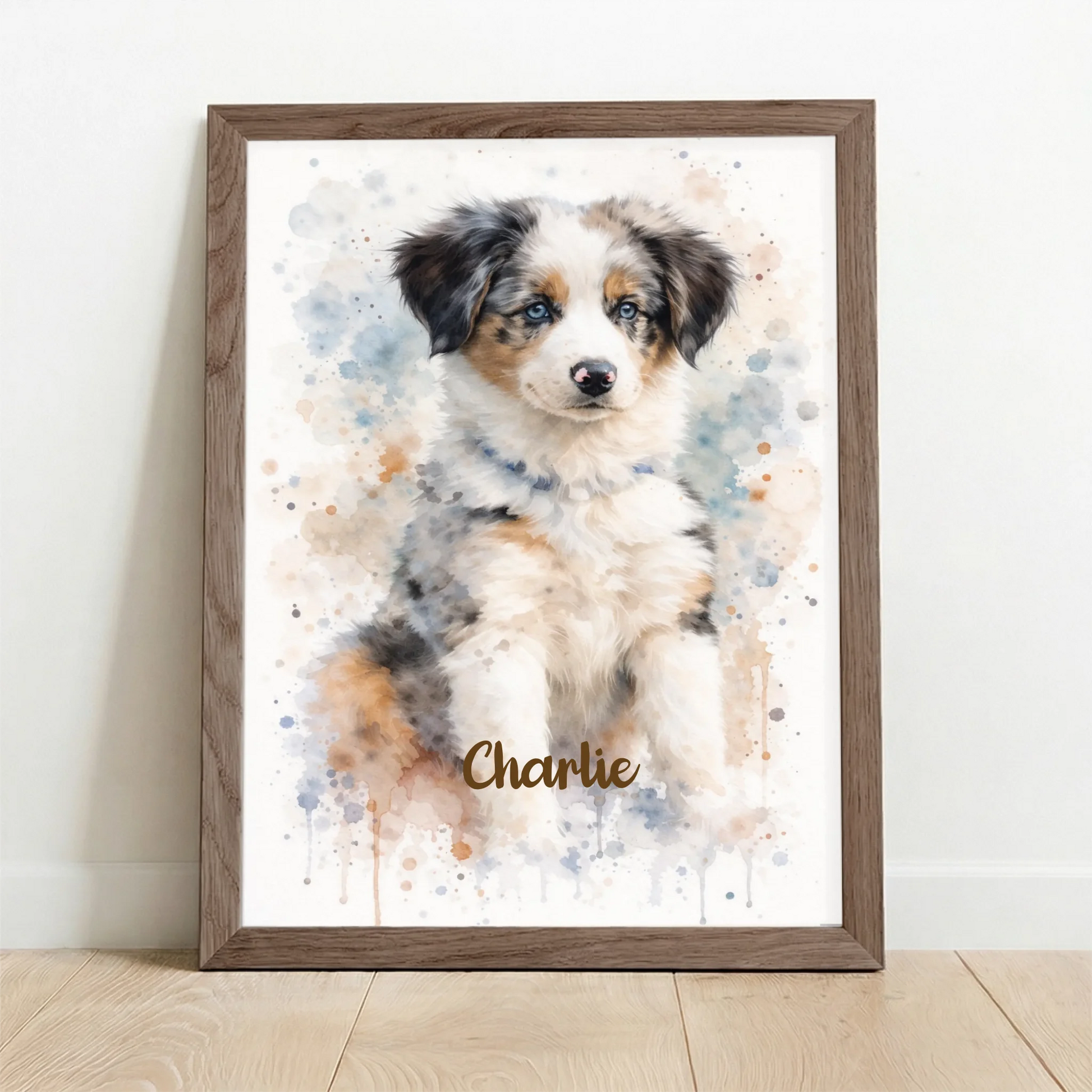 Framed Poster UK oak