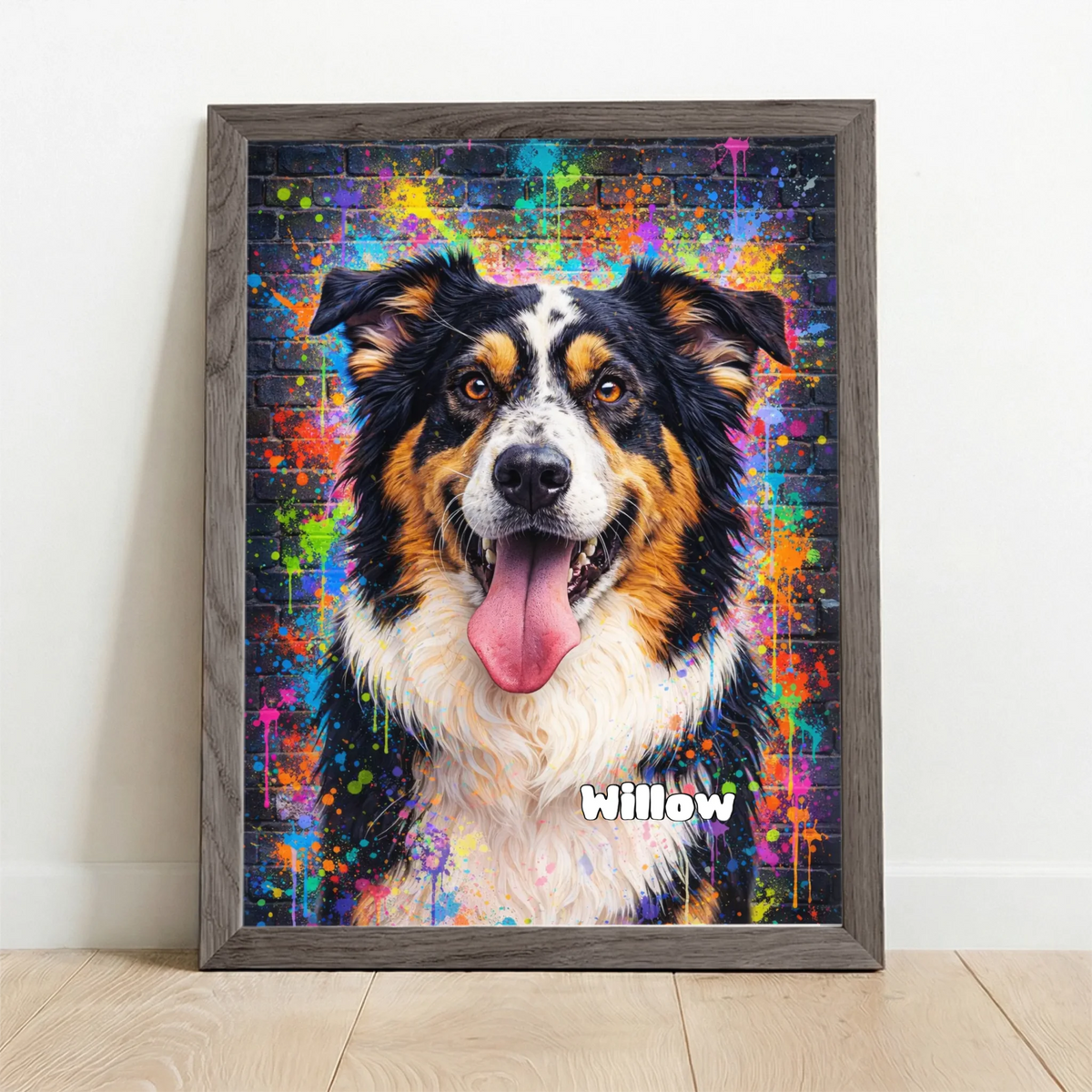 Framed Poster UK oak