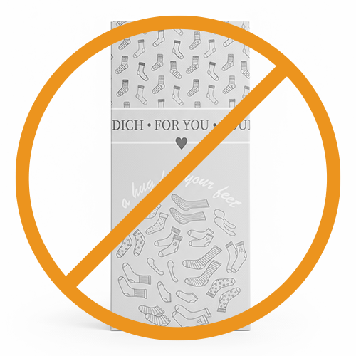 Scatola regalo calzini